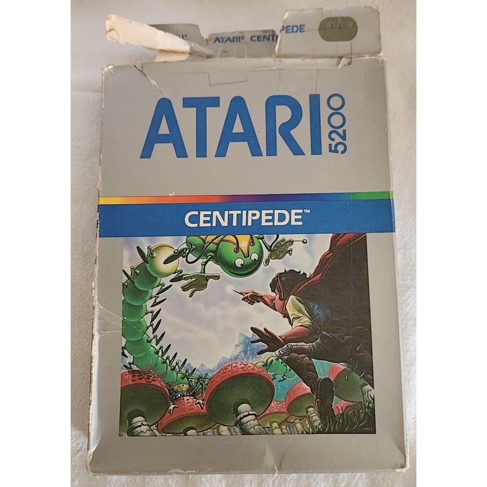 Atari 5200 Centipede Game original box *UNTESTED* all items in pictures included